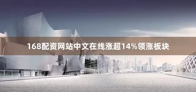 168配资网站中文在线涨超14%领涨板块