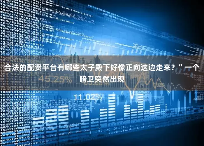 合法的配资平台有哪些太子殿下好像正向这边走来？”一个暗卫突然出现